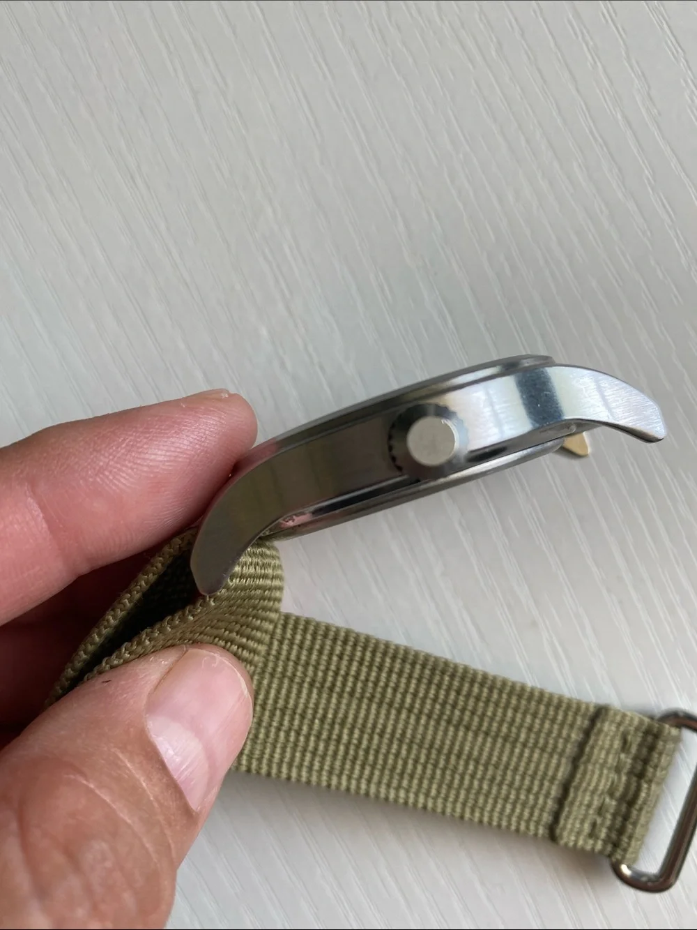 Timex Men's Olive Green Nylon Strap Field Watch